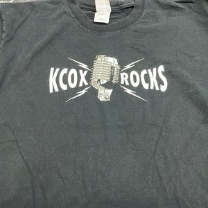 black 1997 kcox rocks t shirt